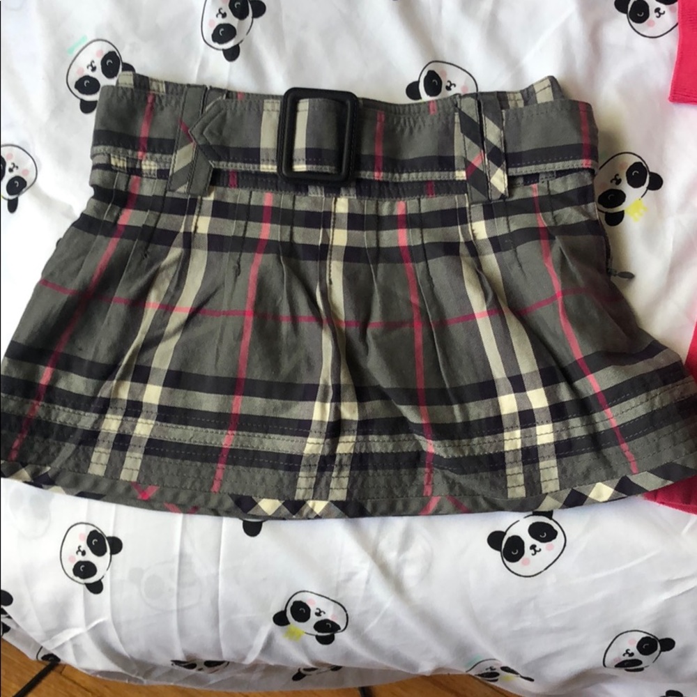 Baby Burberry check skirt